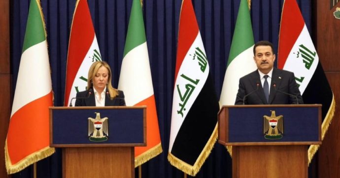 Meloni in visita ufficiale in Iraq, ma è giallo sul colore della bandiera 1 meloni-in-visita-ufficiale-in-iraq,-ma-e-giallo-sul-colore-della-bandiera